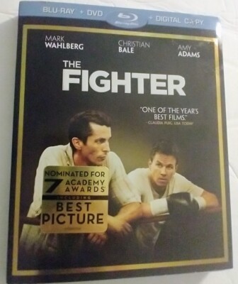 The Fighter (Blu-ray/DVD, 2011, 2-Disc Set, Includes Digital Copy) New Sealed
