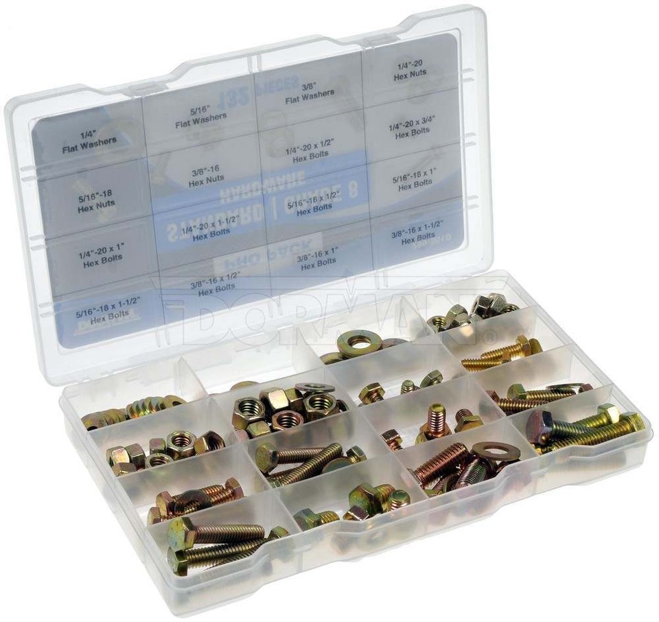Kit Rivetti Dorman 799-446 – 155 Pezzi Per Riparazioni Auto E Moto | Qualità OEM, Facile Da Usare