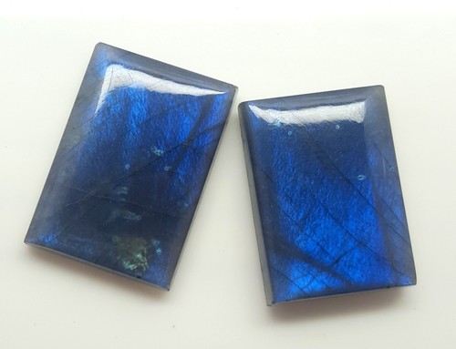 107.10 Crt Natural Blue Flashy Labradorite Octagon Cabochon Loose Gemstone SQ10