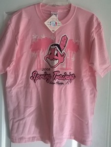 pink cleveland indians shirt