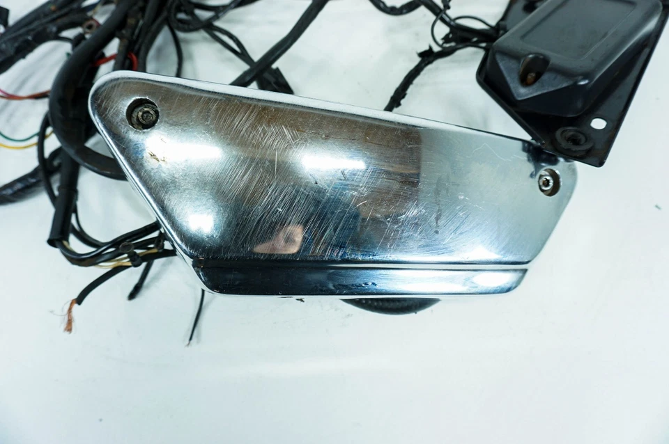 1986 Harley Super Glide FXR OEM Ignition Module CDI Wiring Harness Wire CUT 1293 - Image 2 of 4