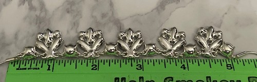 Nine West Silver Tone Rhinestone 16"Necklace TEH13-72 - Picture 5 of 10