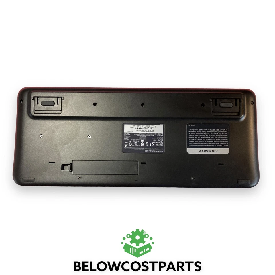 Microsoft 1477 X823055-0001 Black Wireless 2000 QWERTY Keyboard No USB- No Mouse - Image 2 of 4