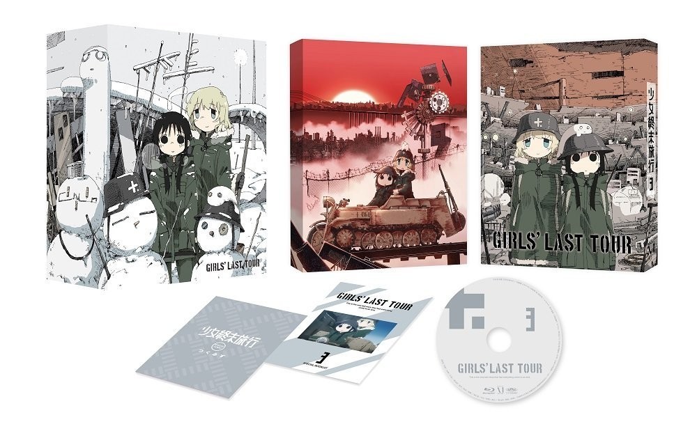 Girls' Last Tour Shoujo Shuumatsu Ryokou Vol.3 Blu-ray Manga