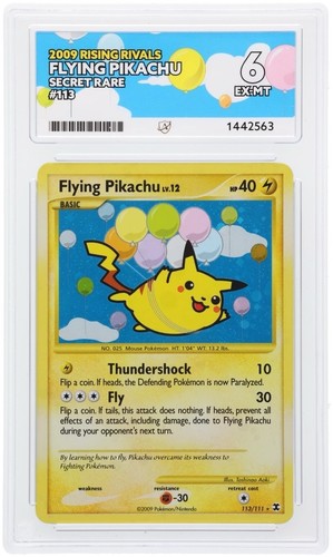 Flying Pikachu graded ACE 6 for sale on eBay