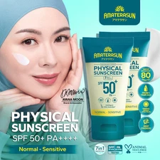 2PCS AMATERASUN Physical Sunscreen SPF 50+ PA++++ 30gr
