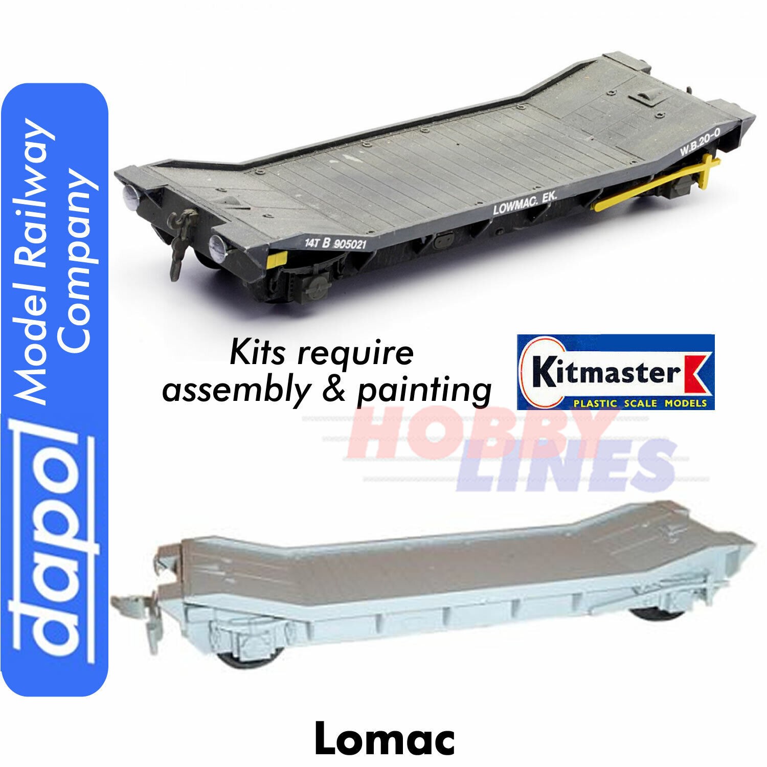 LOWMAC Model Railway KitMaster Truck Kit Dapol OO Gauge C044