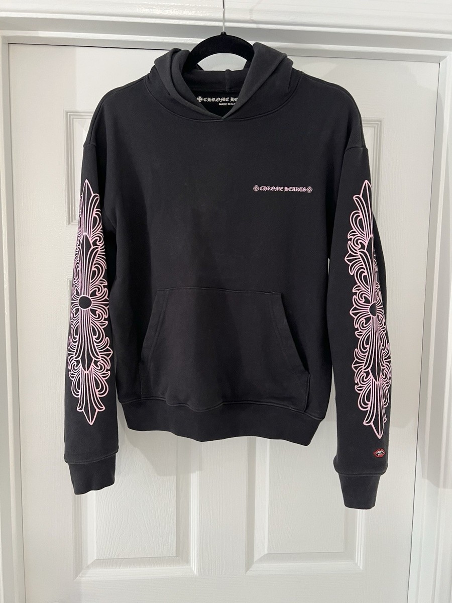 Chrome Hearts X Matty Boy Shoulder Black Pink Sweatshirt Small | eBay