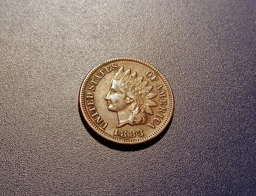Choice AU 1883 Indian Head Cent