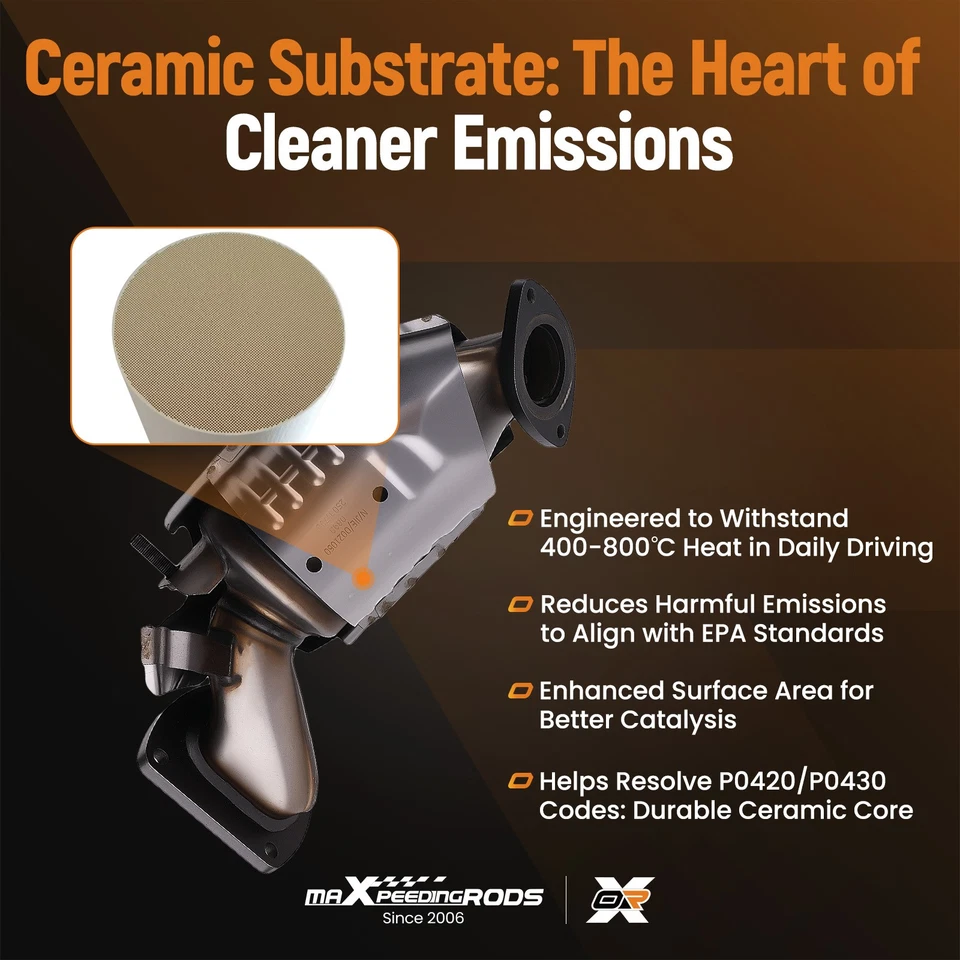 Convertidor catalítico para Toyota Highlander Sienna Lexus RX350 3,5 L 2016-2021 EPA Foto 3 de 4