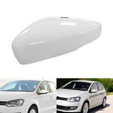Links weiß Spiegelkappe Spiegelgehäuse Für VW Polo 6R/6C 3-tür und 5-tür 2009-17