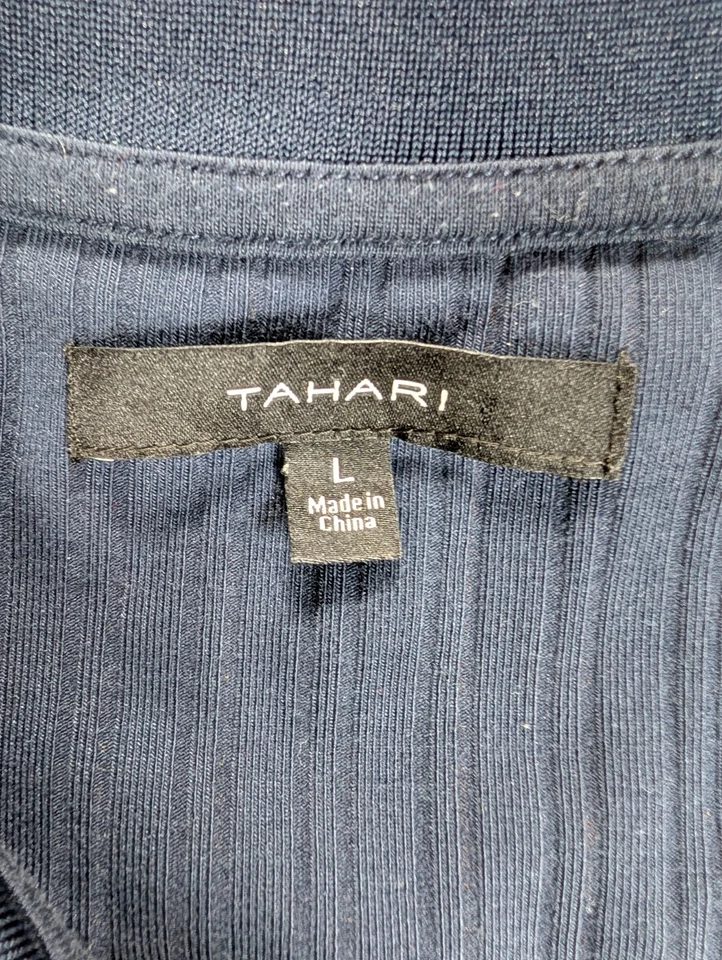 Polo Tahari L azul para hombre Foto 3 de 4