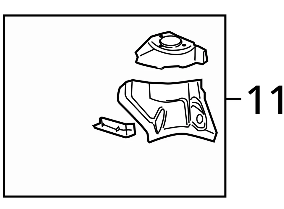2005 - 2010 雪佛兰 PONTIAC COBALT G5 面板套件 FRT 带 H FRT 15806454 - 全新原始设备制造商 — 第 3/3 张图片