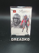 2024 PRESTIGE ROOKIE CARD RC 390 JOSH NEWTON BENGALS. rookie card picture