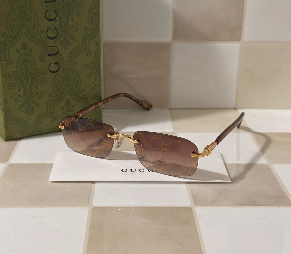Gucci Rimless Sunglasses products for sale | eBay
