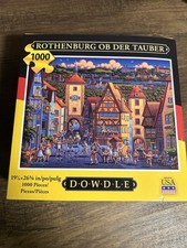 Dowdle Rothenburg Ob Der Tauber 1000 Piece Jigsaw Puzzle USA Made Complete