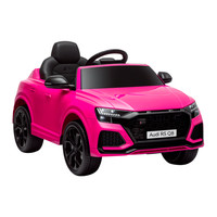 HOMCOM Audi RS Q8 6V Kids Electric Ride On Car Toy w/ Remote Control Pink
