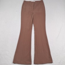 Veronica Beard Azariah Pants Women  s US 2 High Rise Flare In Acorn