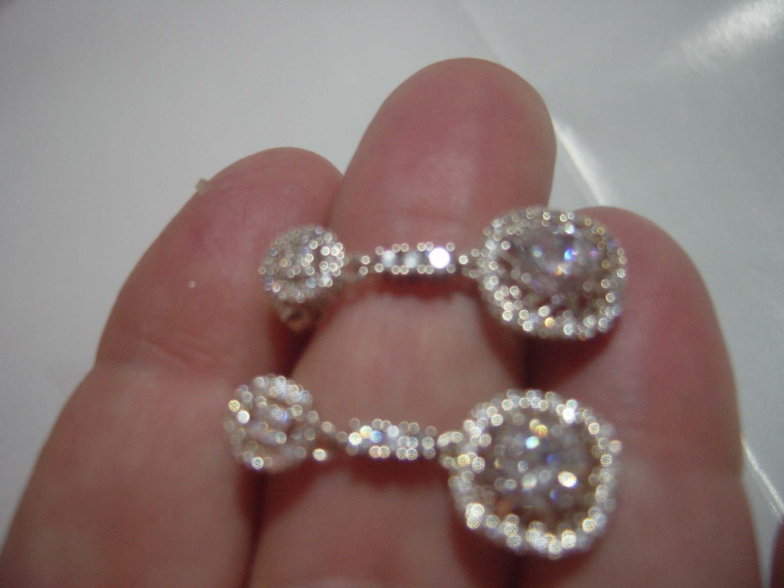 vintage Solid Silver highest quality sparkling cu… - image 7