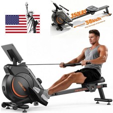 YOSUDA Magnetic Rowing Machine 16 Levels of Quiet Resistance For Home Gym