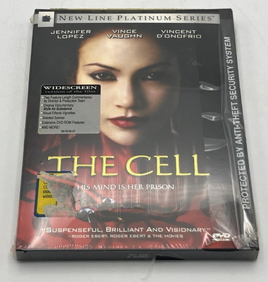 The Cell DVD 2000 New Line Platinum Widescreen Jennifer Lopez New Sealed