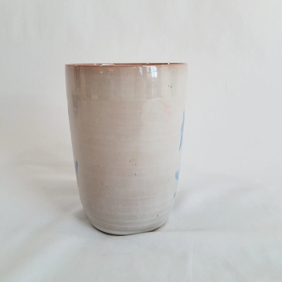 Vintage Scheier Studio Pottery Mug SIGNED Blue Dancing Horse RARE Edwin Mary - Image 4 of 4