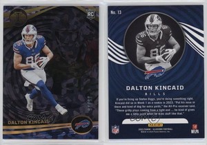 2023 Panini Illusions FOTL FOTL Black Ice /99 Dalton Kincaid #13 Rookie RC