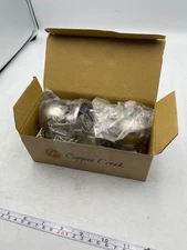 Copper Creek Door Knob Set Satin Stainless Ball Knob Passage BK2020SS Interior