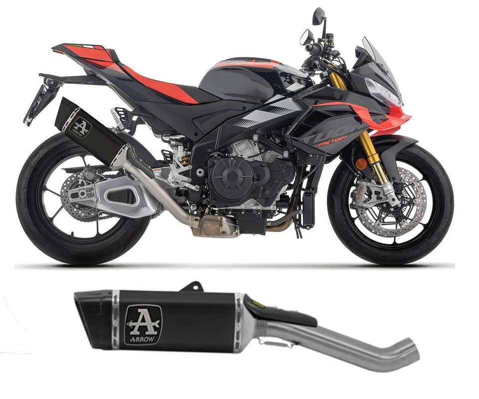 Pot Echappement Arrow Pista Dark Titan Racc Titan APRILIA TUONO 1100 V4 2025 - Photo 2/3