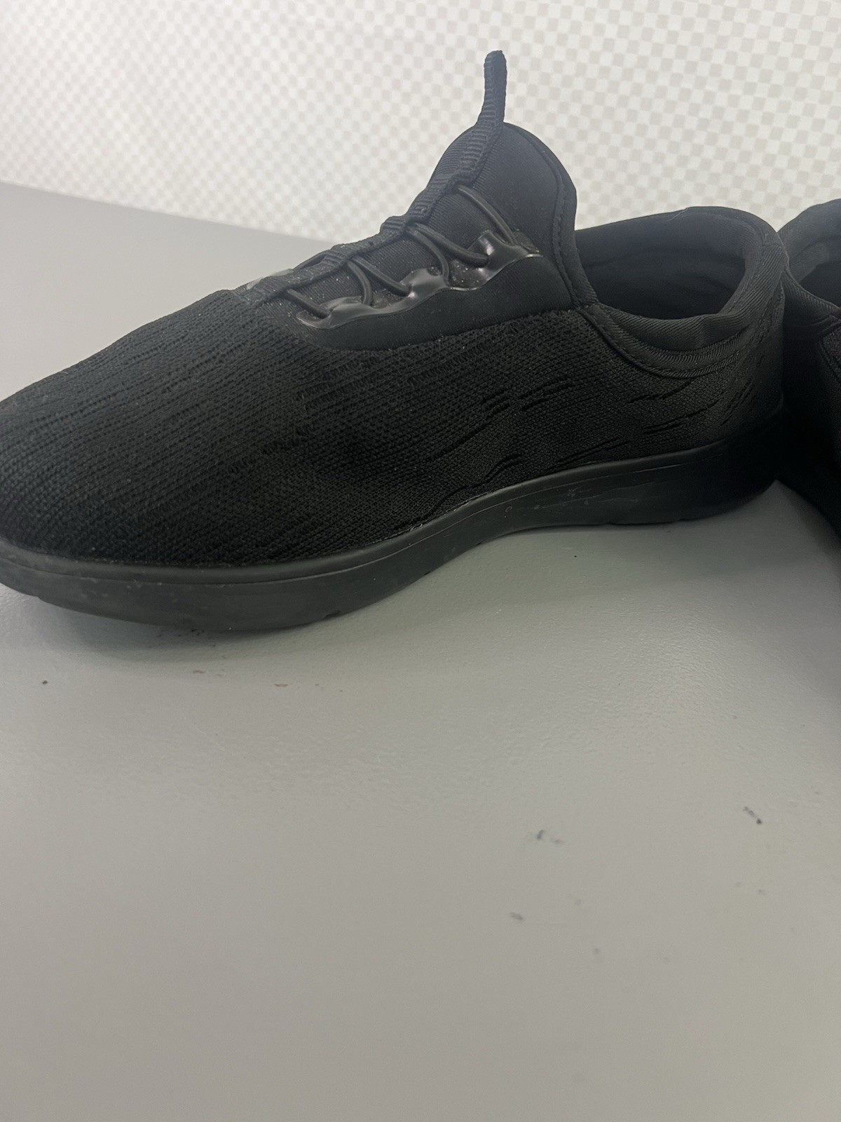 Levi's Women's Black Sneakers 10 Lightweight Knit Casual Comfort Lace Up thumbnail 6