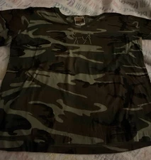 Legendary Original Deer Gear Camo Shirt M 3/4 Sleeve