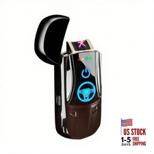 Electric Rechargeable Dual Arc Plasma Lighter for Men- USB Electronic 