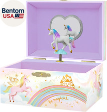 Musical Jewelry Box for Girls - Kids Jewelry Box, Unicorn Toys for Girls 4-6, Un