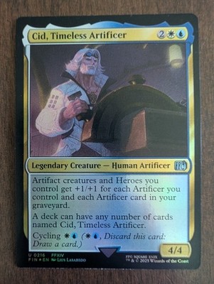 Cid, Timeless Artificer (0216) Final Fantasy Foil LP