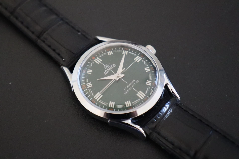 复古 Precision Swiss By Roamer – Hand-Wind S96 17 - 珠宝男士腕表 — 第 2/4 张图片