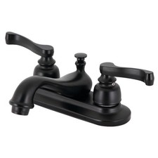 Kingston Brass KB860 Royale 1.2 GPM Centerset Bathroom Faucet - Black