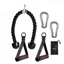 Triceps Lowering Rope Face Pull Handles Push ...