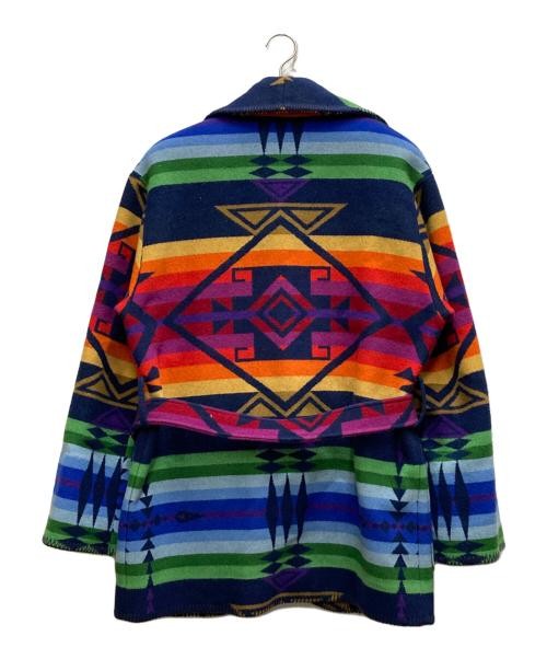 Pendleton Native Pattern Blanket Coat M Wool Mult… - image 2