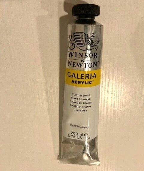 2 peças de tinta acrílica Winsor & Newton Galeria 2120-644 titânio. Branco 6,75 oz OUTROS - Imagem 2 de 4