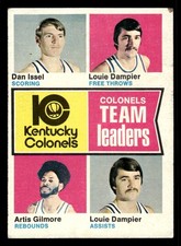 1974-75 Topps - Dan Issel / Louie Dampier / Artis Gilmore #224 Kentucky Colonels