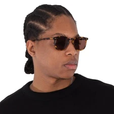 Garrett Leight RUSKIN SUN Bio Copper Square Sunglasses 2106 BIO SPT/BIO CO 48