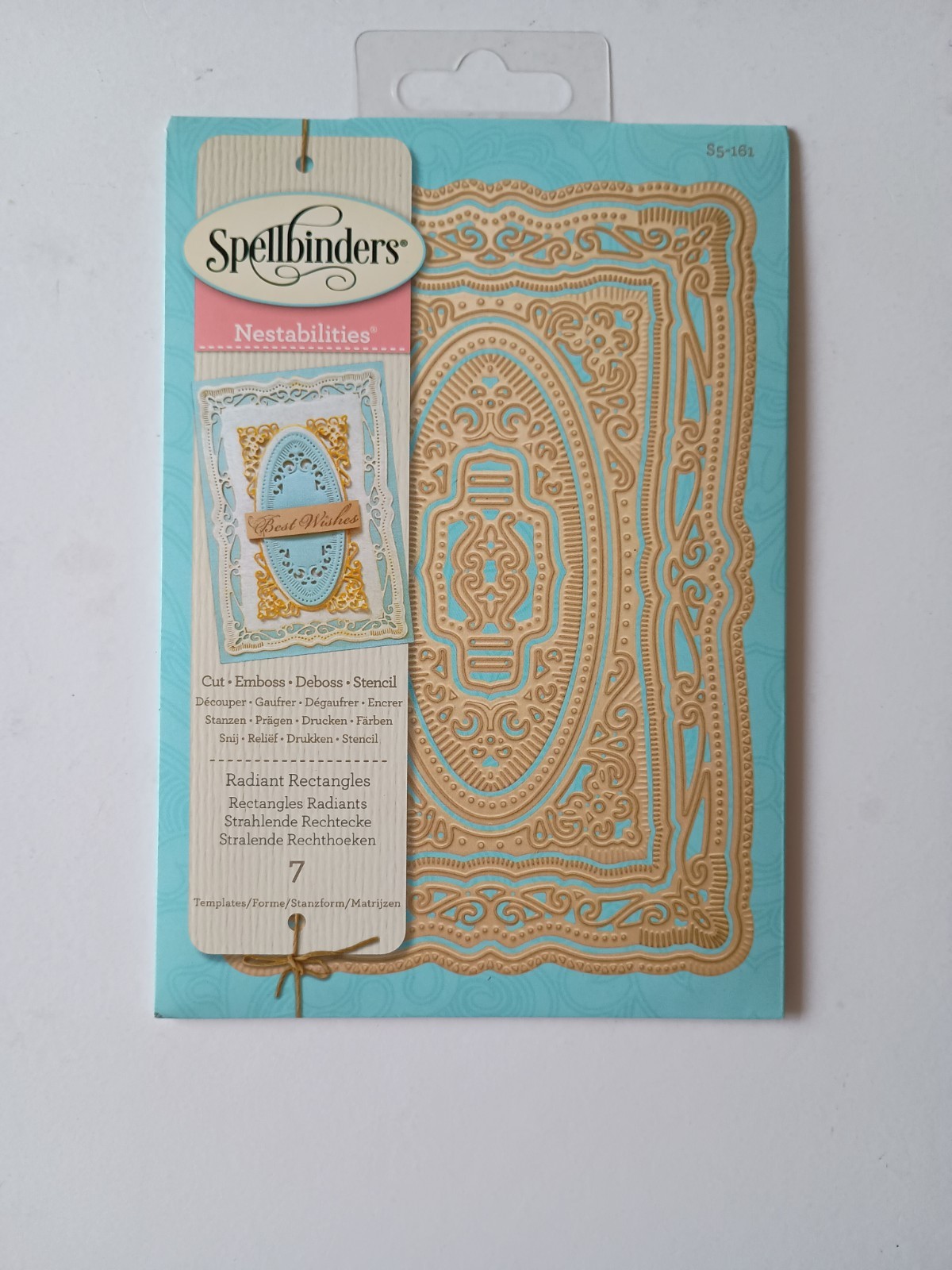 Spellbinders Nestabilities Die Set Radiant Rectangles Dies 7 Dies S5-161 Dies