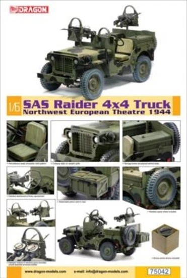 Dragon 75042 - 1:6 SAS 4x4 Truck Northwest Europe 1944 - Neu