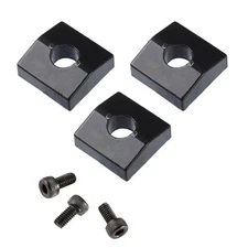 Electric Guitar Locking Nut Block Clamp & Screws Black For Floyd Rose tremolo;;
