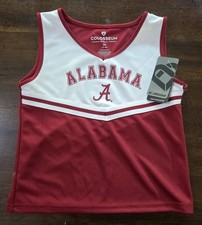 NEW Colosseum Girls M 7-8 Alabama Crimson Tide Sleeveless Cheer Top