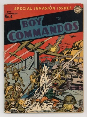 Boy Commandos #4 GD 2.0 1943