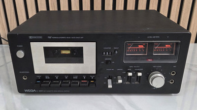 WEGA C 3941 Kassettendeck Tapedeck Vintage Defekt Bastler Ersatzteilspender