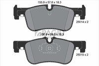 Bremsbelagsatz BremsklöTze FüR BMW 1Er F20 F21 2 Cabriolet F23 F22 F87
