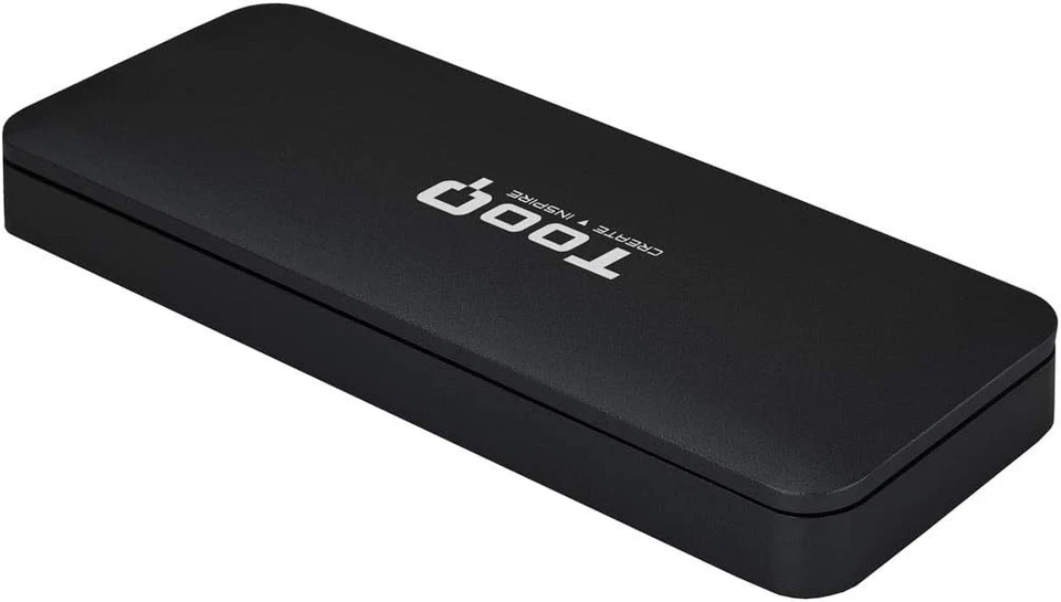 Caja SSD TOOQ TQE-2280B M.2 NVMe PCIe, conexión USB-C (USB 3.1 Gen2), aluminio Foto 4 de 4
