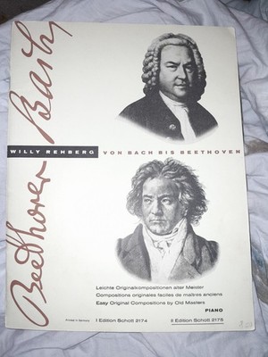 Willy Rehberg: Von Bach bis Beethoven / Piano